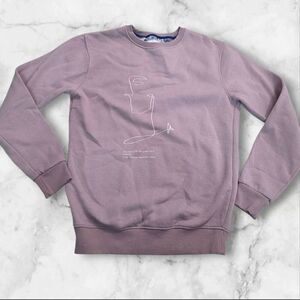 Denim & Flower Purple Pullover Size Small